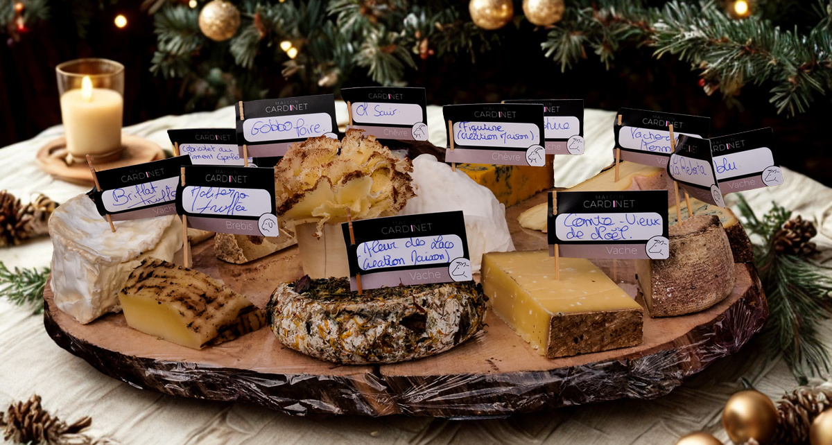 Plateaux de fromage (plateaux de Noël)
